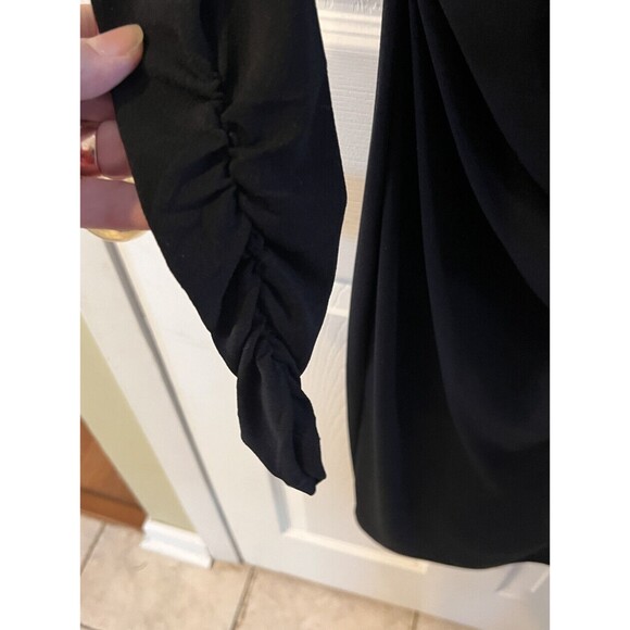 ASOS Dress Womens sz 8 Cut Out Middle Bodycon Ruched Sexy Whimsigoth Stretch Y2k - Picture 5 of 8